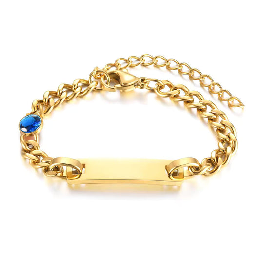 Birthstone Baby Bracelet  - Een tijdloos aandenken dat jouw liefde als oma weerspiegelt