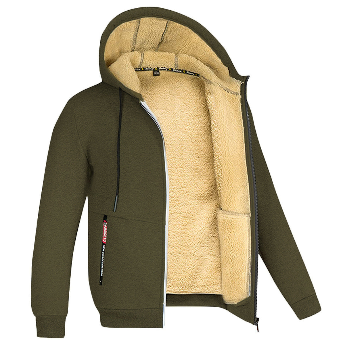 Alex | Ultieme Comfort Fleece Cardigan met Kap max