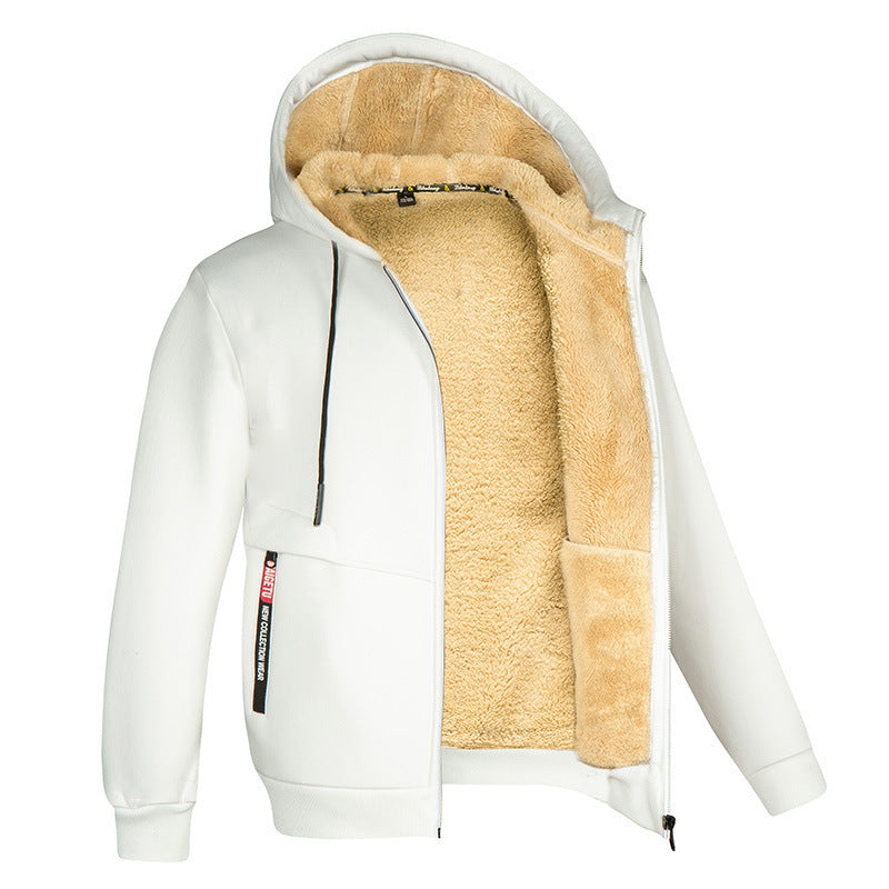 Alex | Ultieme Comfort Fleece Cardigan met Kap max