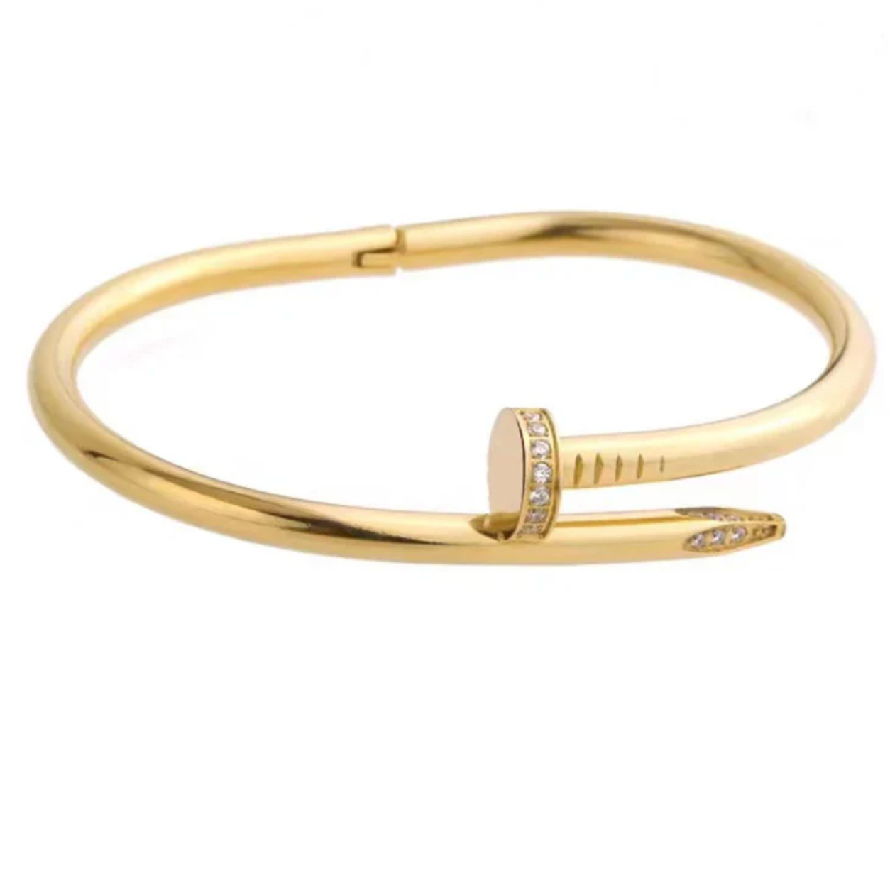 Luxe Pin Cuff - Diamond Bracelet